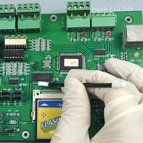 Ứng dụng trong ngành khoa học điện tử, dây chuyền sản xuất linh kiện