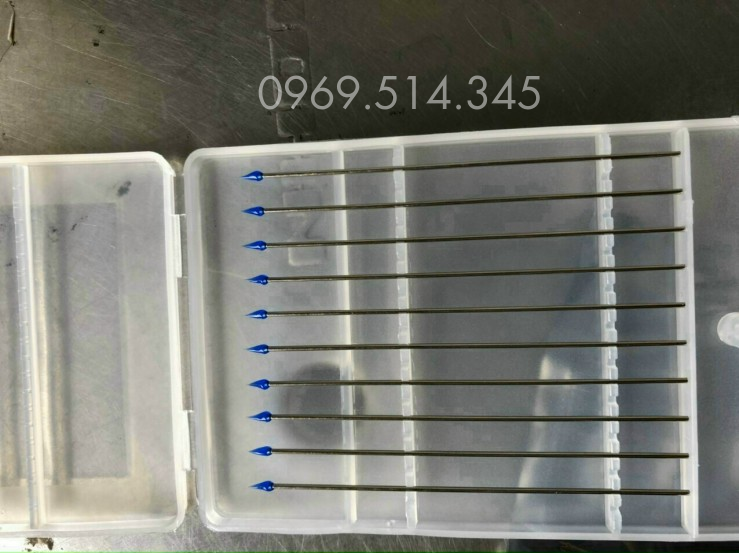 Que dính bụi silicon màu xanh