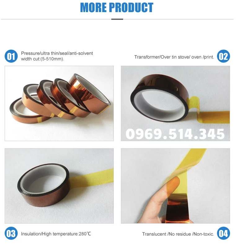 Băng dính ESD có độ kết dính tốt chịu được các tác động bên ngoài