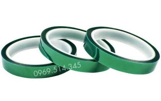 Băng dính chịu nhiệt PET màu xanh