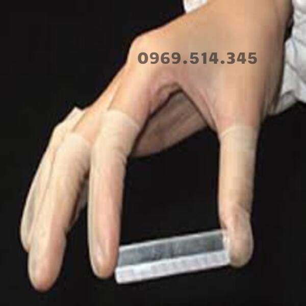 Bao ngón tay cao su không đai có độ tĩnh điện tốt, giúp cho việc bảo vệ sức khỏe được an toàn hơn 