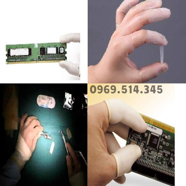 Ứng dụng bao đầu ngón tay chống tĩnh điện
