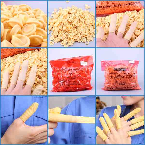 Bao ngón cao su màu vàng đạt chuẩn phòng sạch được Samsung và các vendor sử dụng