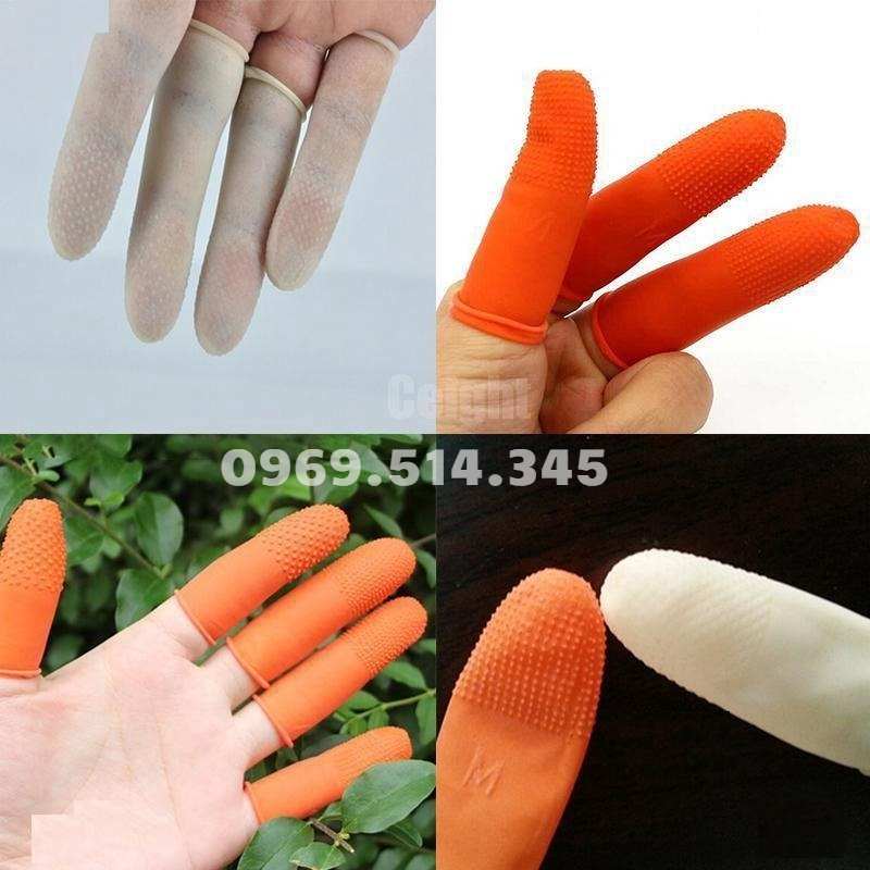 Gam màu của bao ngón tay cao su