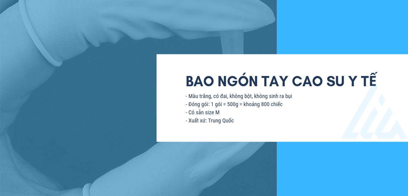 Bao ngón tay cao su y tế