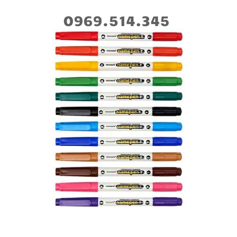 Bút lông Namepen cao cấp có khả năng bám trên nhiều vật: kim loại, nhựa, gỗ