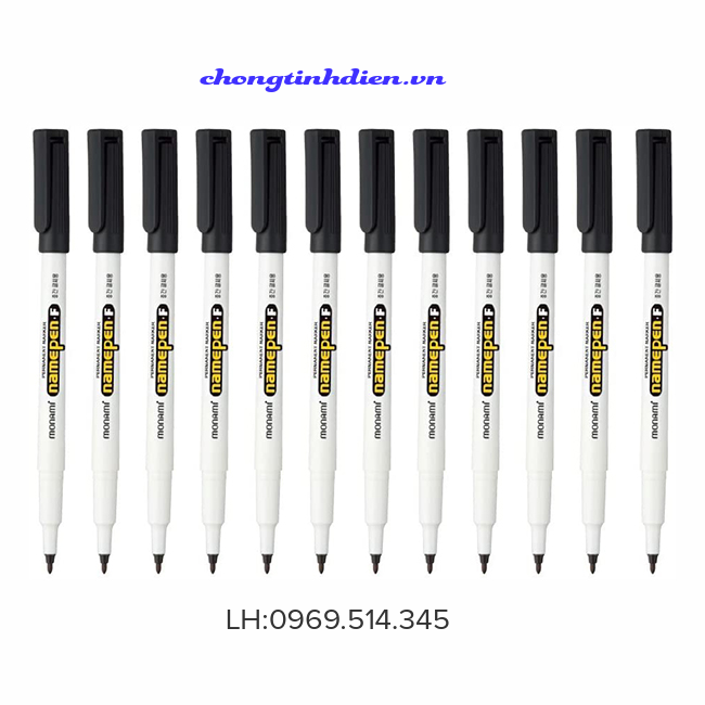 Bút Namepen F màu đen - 1 đầu trung