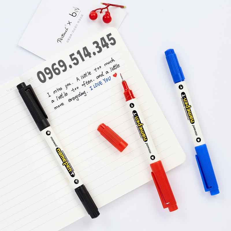 Bút màu dạ hai đầu tiện lợi dễ sử dụng tô thanh đậm