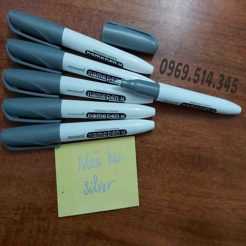 Bút lông dầu M với những nét rõ ràng, to tròn bởi cấu tạo đầu bút lớn