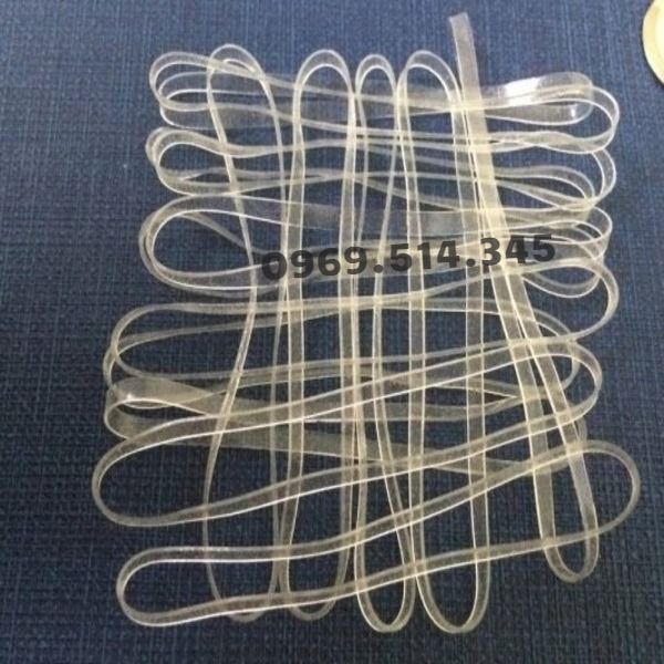 Dây chun TPU có đặc tính chịu nhiệt độ tốt, độ co giãn cao