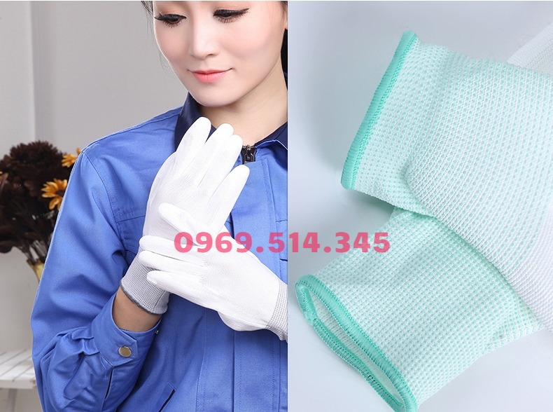 Ứng dụng găng tay phủ PU lòng bàn tay khi làm việc