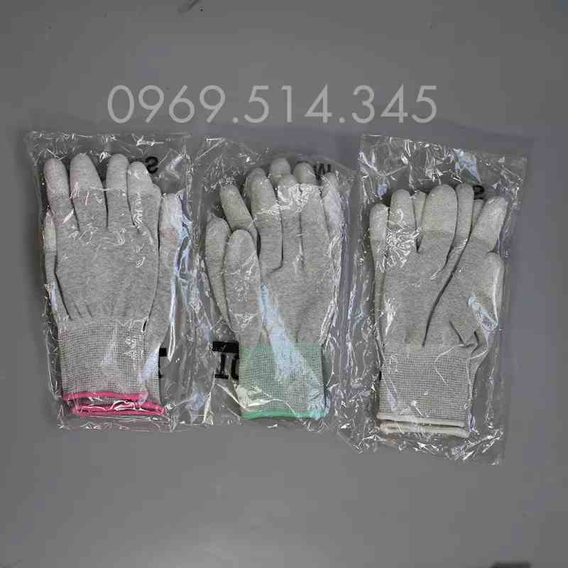 Găng tay chống tĩnh điện phủ PU được đóng túi cẩn thận đảm bảo độ an toàn, vệ sinh