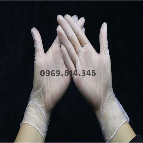 Găng tay y tế PVC mỏng, nhẹ, khi mang vào tay không tạo cảm giác bó hẹp