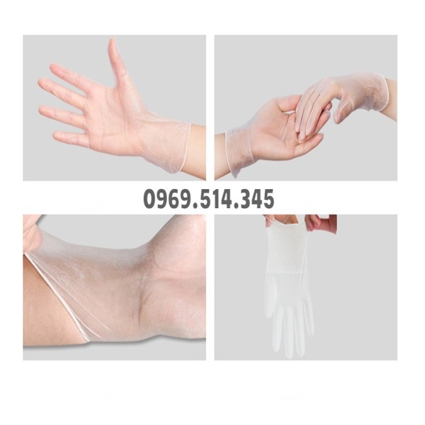 Bao tay trong suốt dai, chắc chắn không dầu, bám bụi