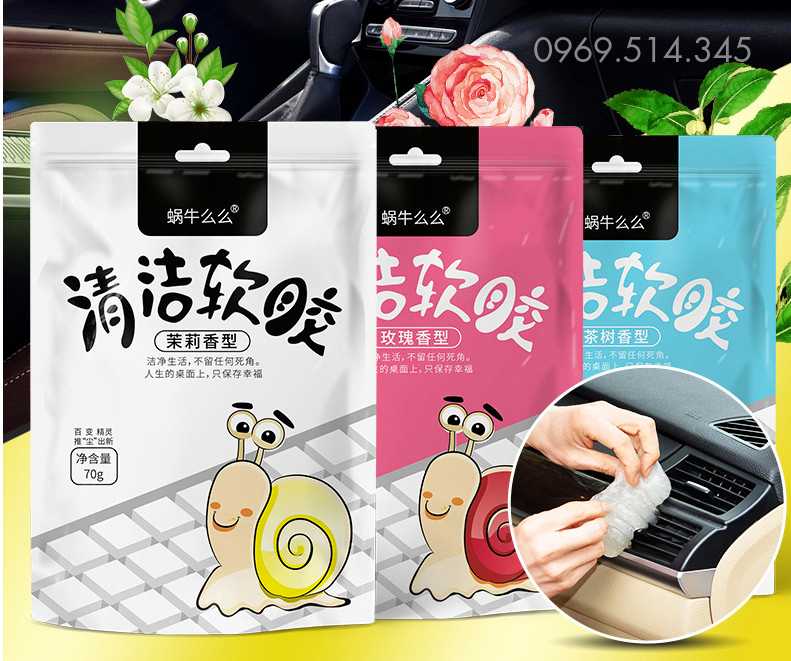 Gel dính bụi đa năng ốc sên