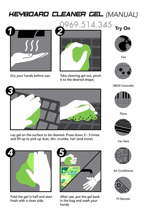 Các bước đơn giản thực hiện keo dính bụi