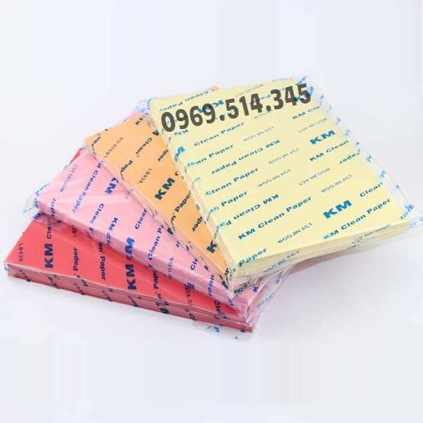 Giấy in KM với nhiều gam màu nhằm phục vụ từng mụ đích sử dụng của khách hàng