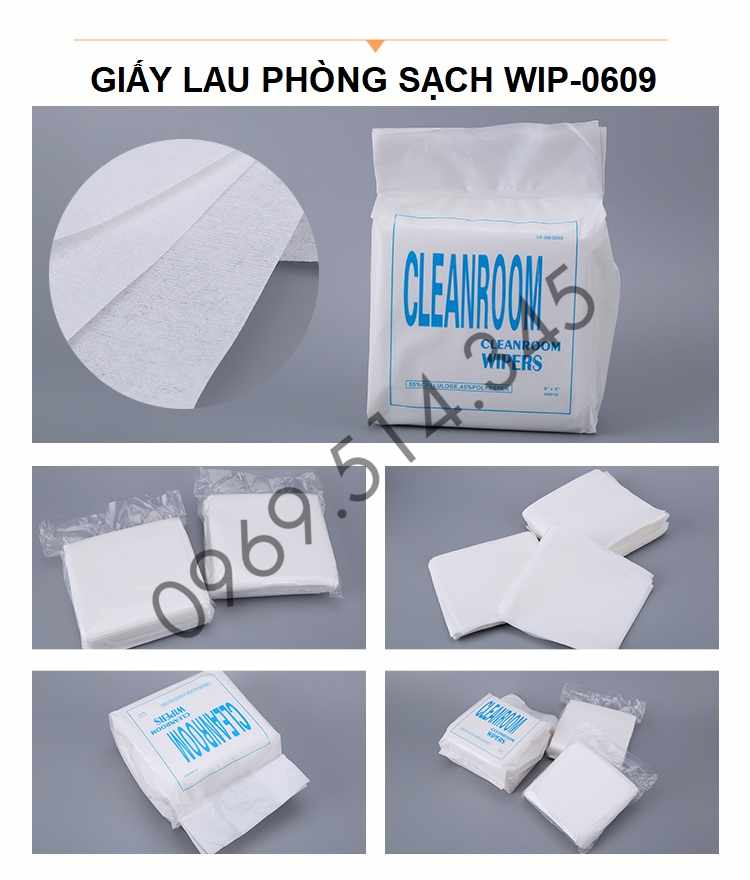 Giấy lau phòng sạch chống tĩnh điện 0609 là vật dụng hỗ trợ thiết yếu cho con người trong việc lau chùi dọn dẹp nhà
