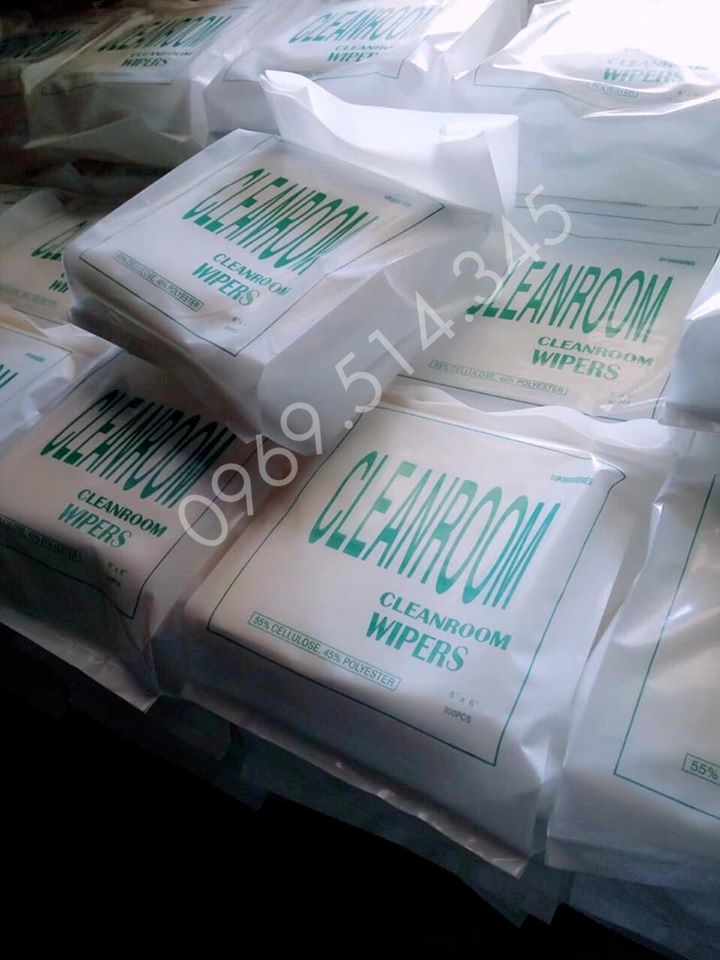 Ảnh chụp thực tế giấy lau phòng sạch chống tĩnh điện trong kho hàng