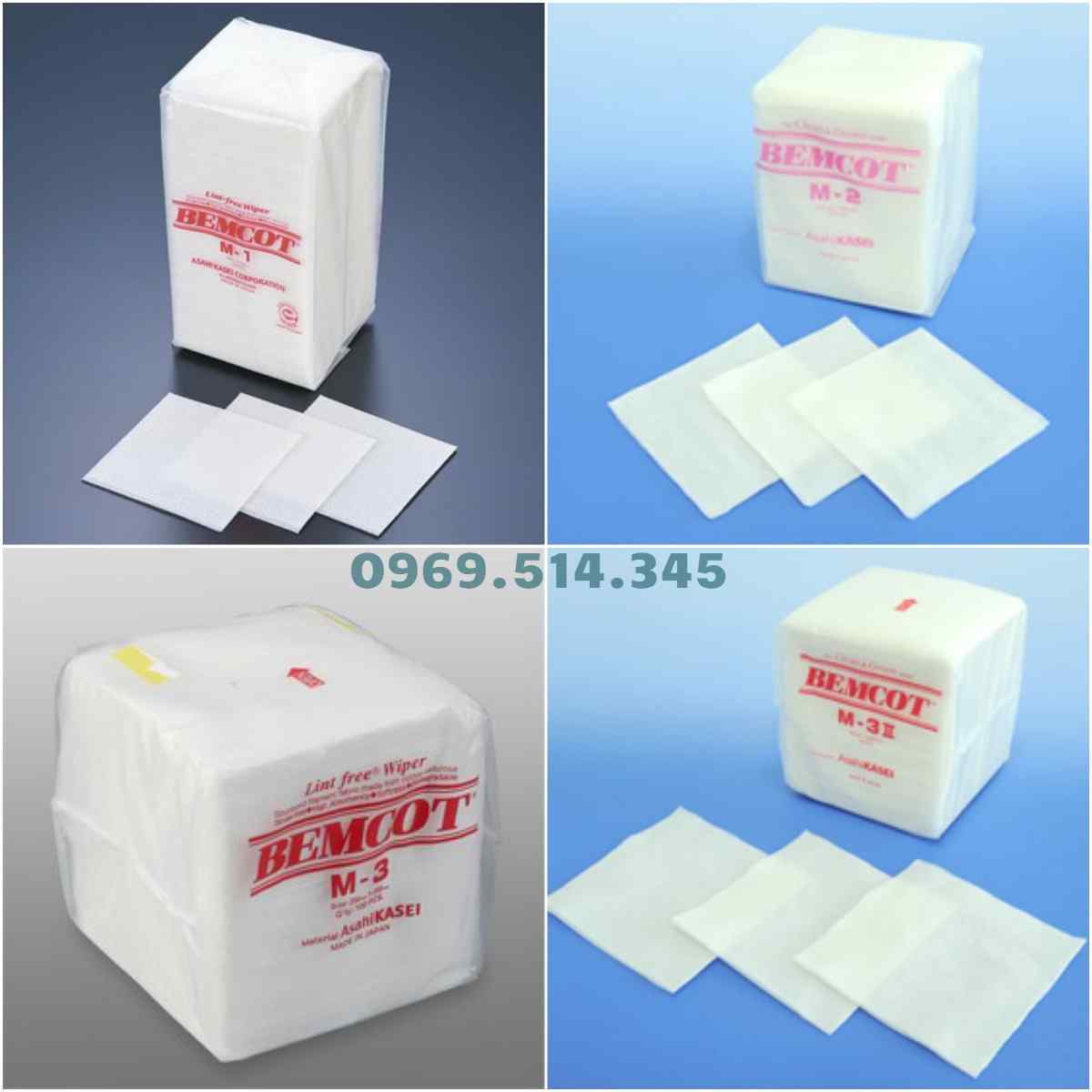 BEMCOT nổi tiếng với dòng sản phẩm khăn lau phòng sạch, chiếm thị phần lớn nhất trong thị trường.