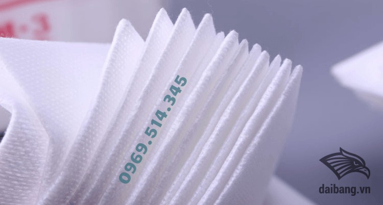 Giấy lau phòng sạch là sản phẩm dai, khó rách khi sử dụng