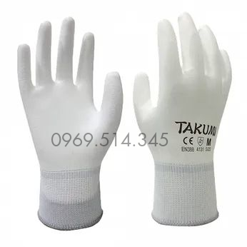 Găng tay phủ PU VE702P – Delta Plus được làm bằng chất liệu Polyester mềm mại, co giãn tốt.