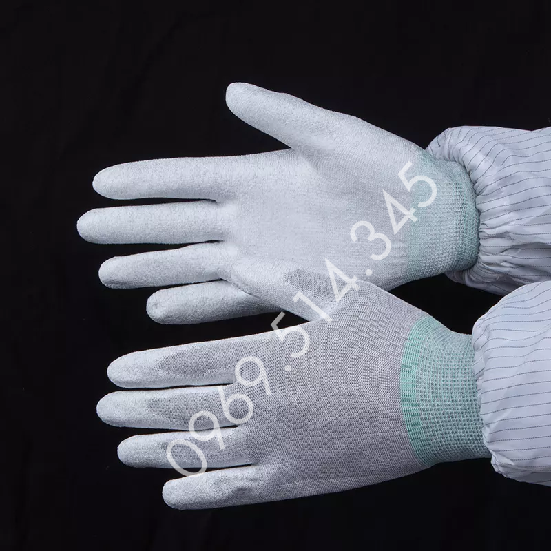 Gang tay bảo hộ phủ PU lòng bàn tay