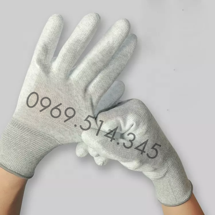 Găng tay vải phòng sạch có độ co giãn tốt