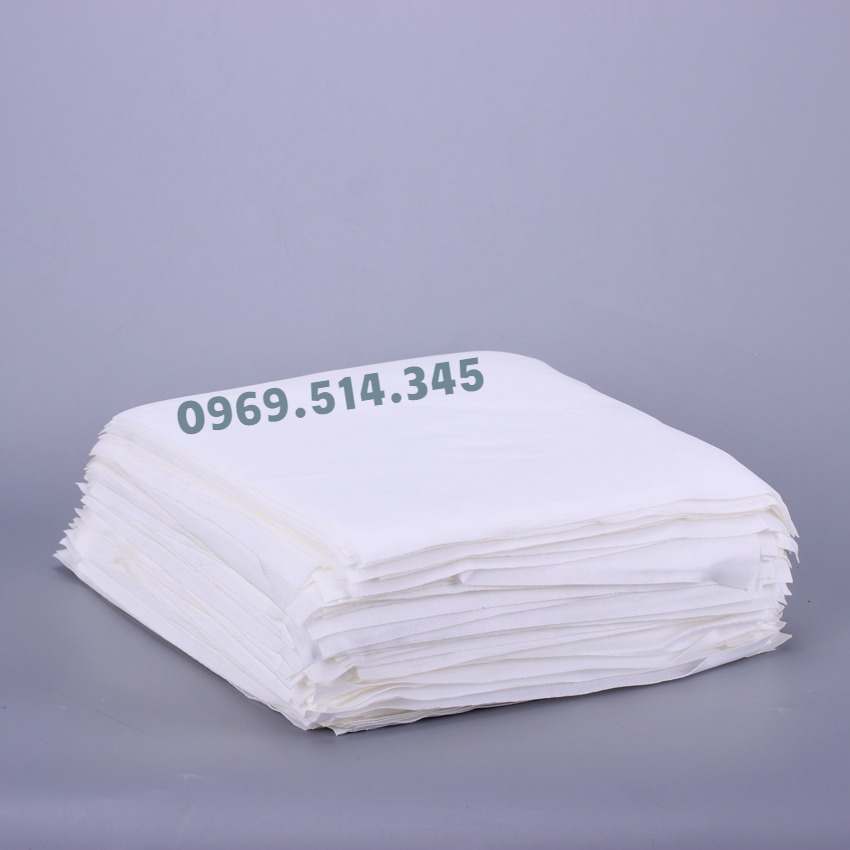 Kích thước phổ biến của khăn vải màu trắng là 9x9