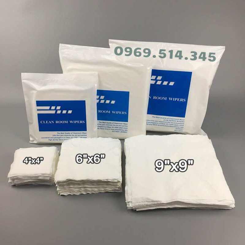 Giấy lau 2009 được cắt theo nhiều kích cỡ và đóng túi chân không