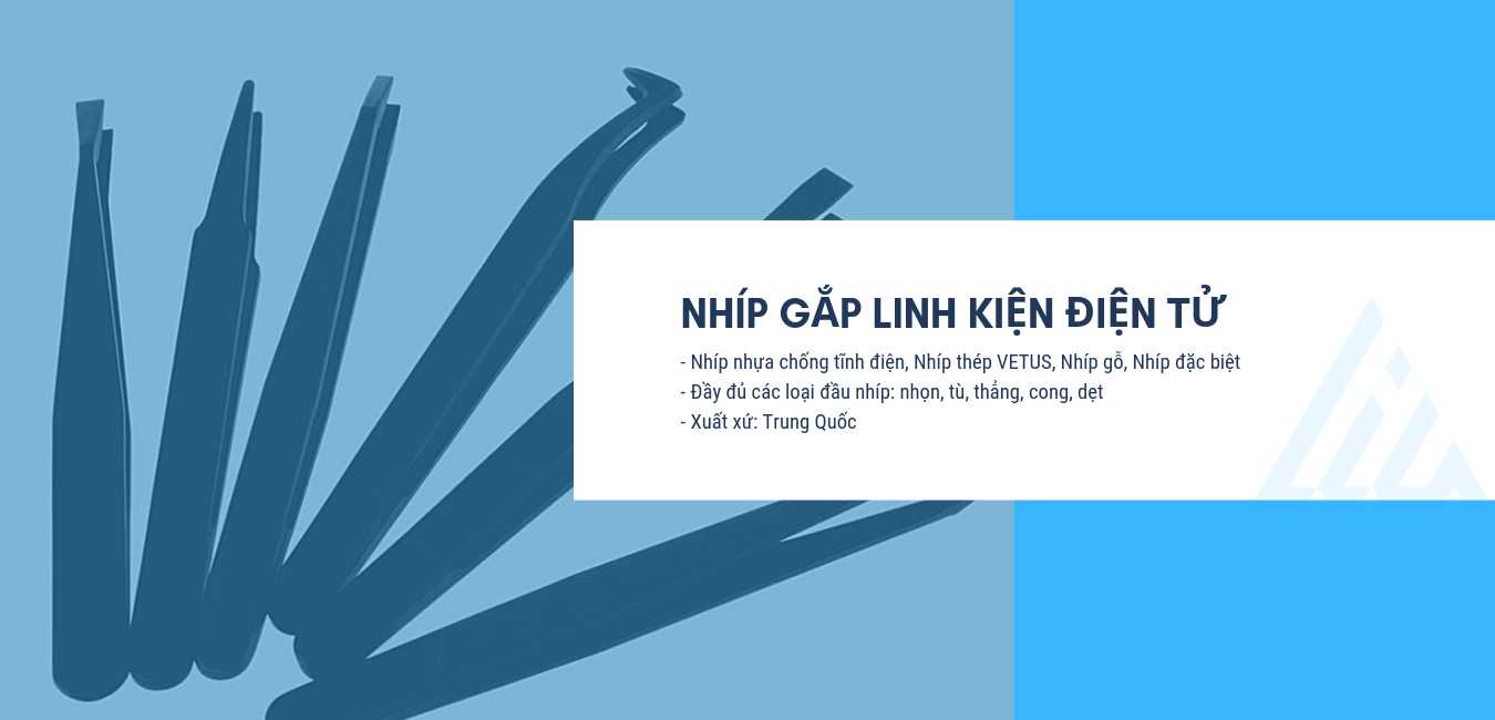 Nhíp gắp linh kiện điện tử chống tĩnh điện