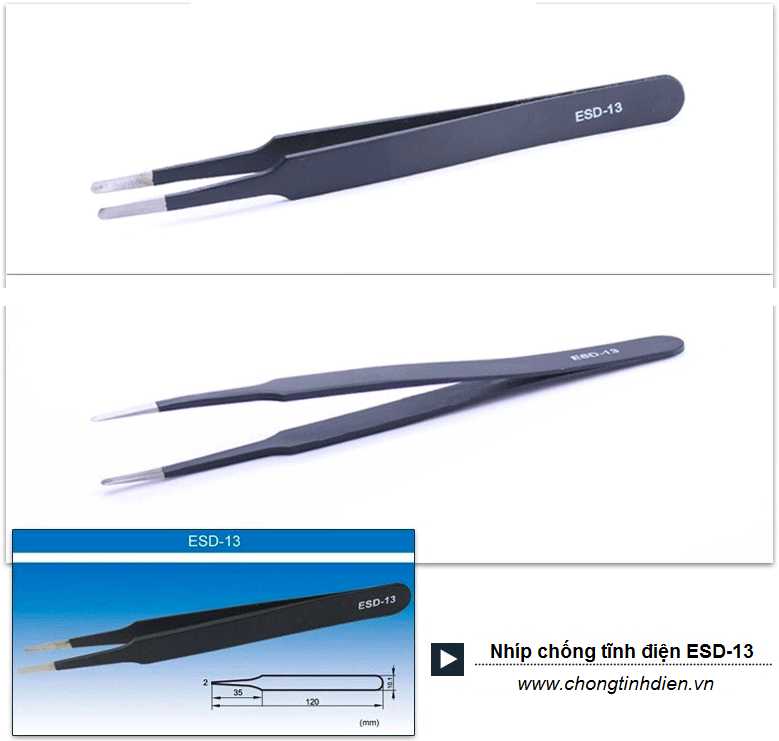 Nhíp chống tĩnh điện ESD-13