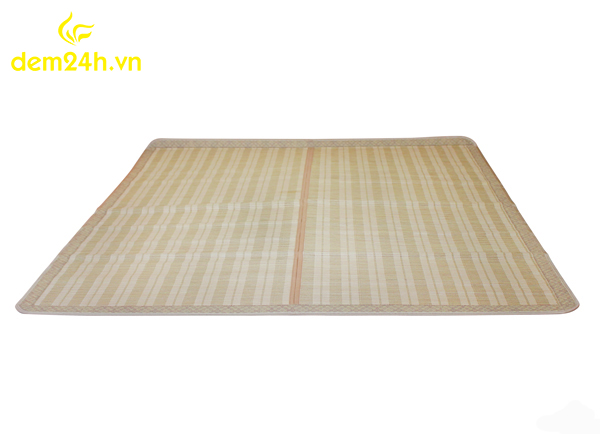 Chiếu trúc gập vân gỗ 2 mặt