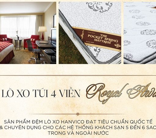 Cấu Tạo Đệm Lò Xo Túi 4 Viền Royal Award Hanvico