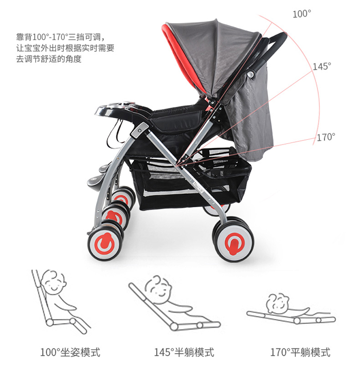 Đệm ngồi điều chỉnh linh hoạt từ 100-170o