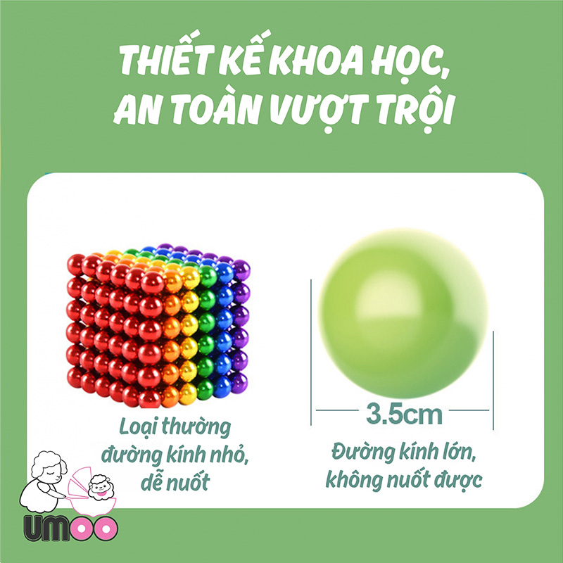 Bộ xếp hình nam châm từ tính Umoo UM-1085