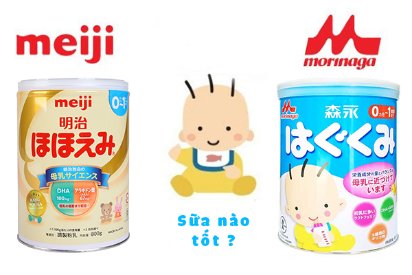 Đánh giá sữa Meiji và Morinaga của Nhật để mẹ dễ lựa chọn hơn