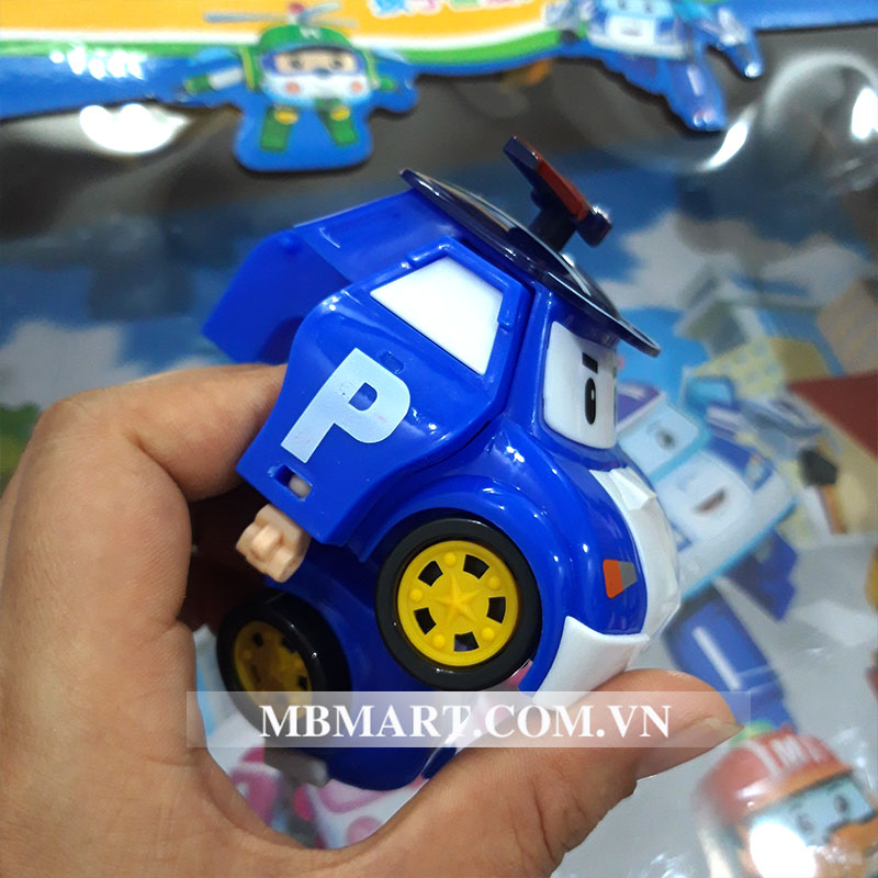 Đồ chơi robot biến hình Poli Ronocar (6 con)