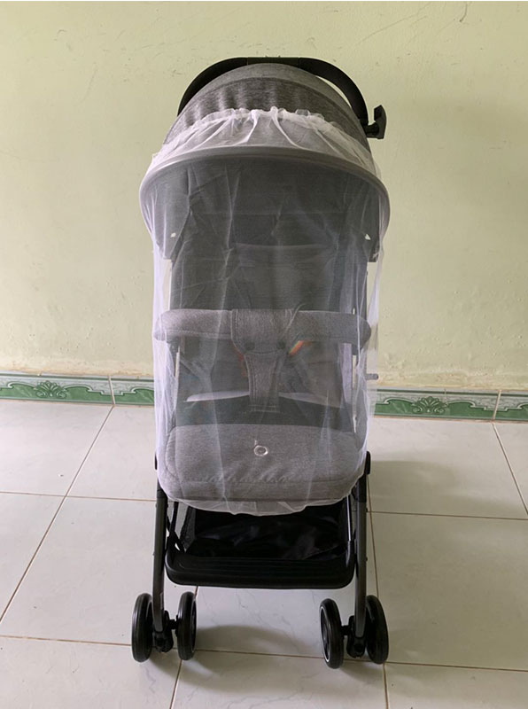 Xe đẩy cho bé Baobaohao QZ1 đi kèm màn tuyn và tấm phủ chân