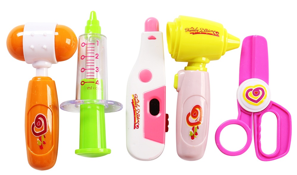 Các chi tiết của bộ đồ chơi bác sỹ 9902