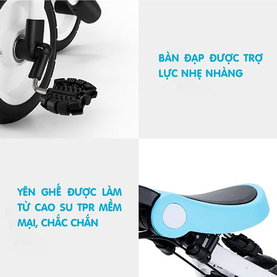 Xe đẩy 3 bánh gấp gọn Nadle SL-A2 3in1
