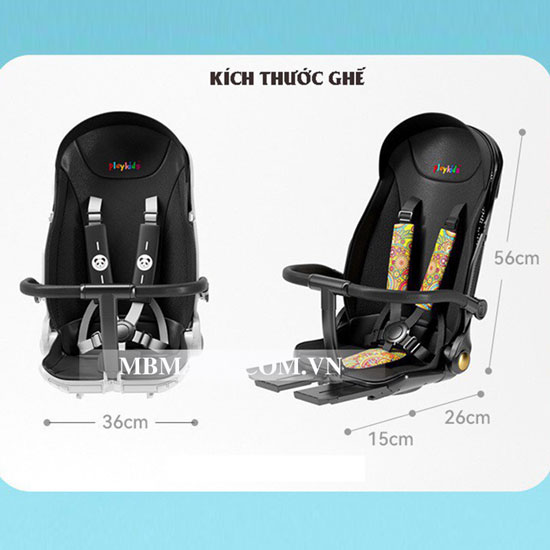 Xe đẩy gấp gọn Vovo Playkids X6-3 (2 chiều 3 tư thế)