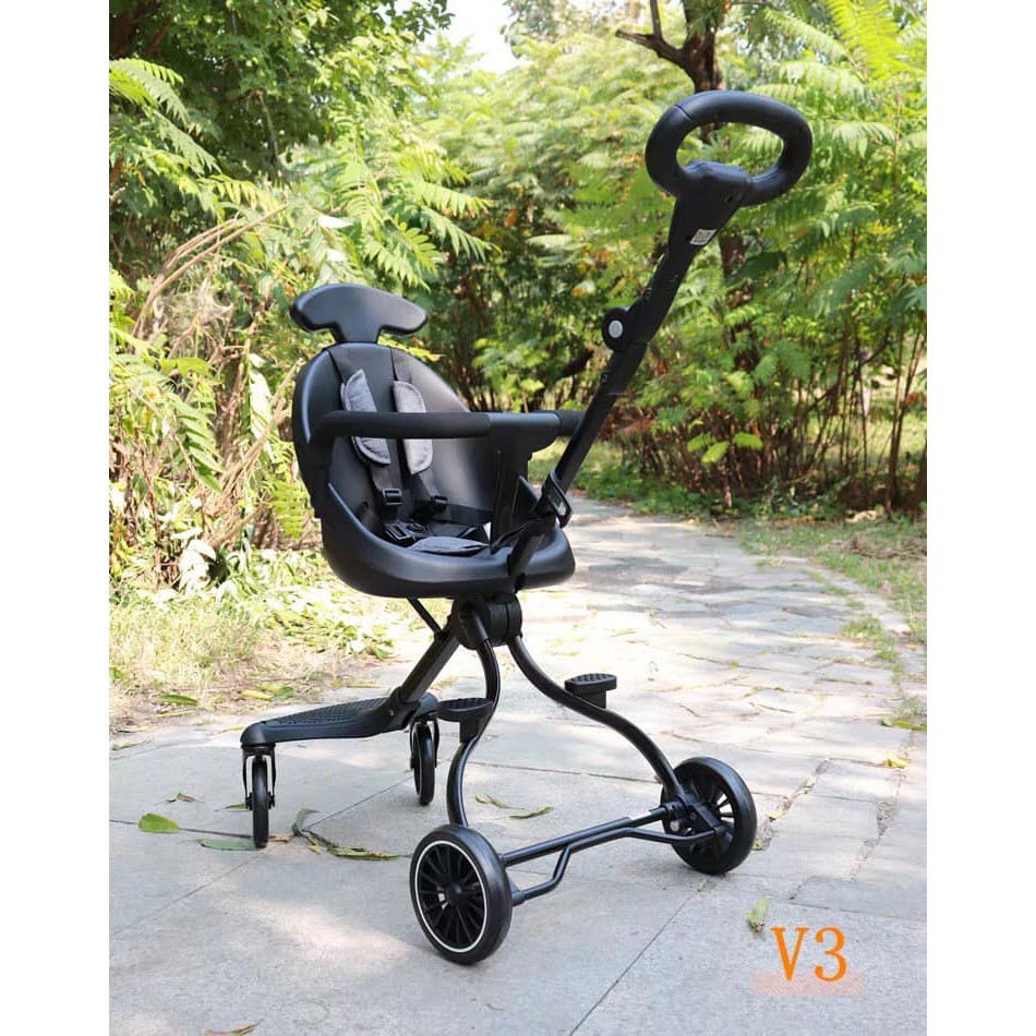 Xe đẩy du lịch gấp gọn đảo chiều V3