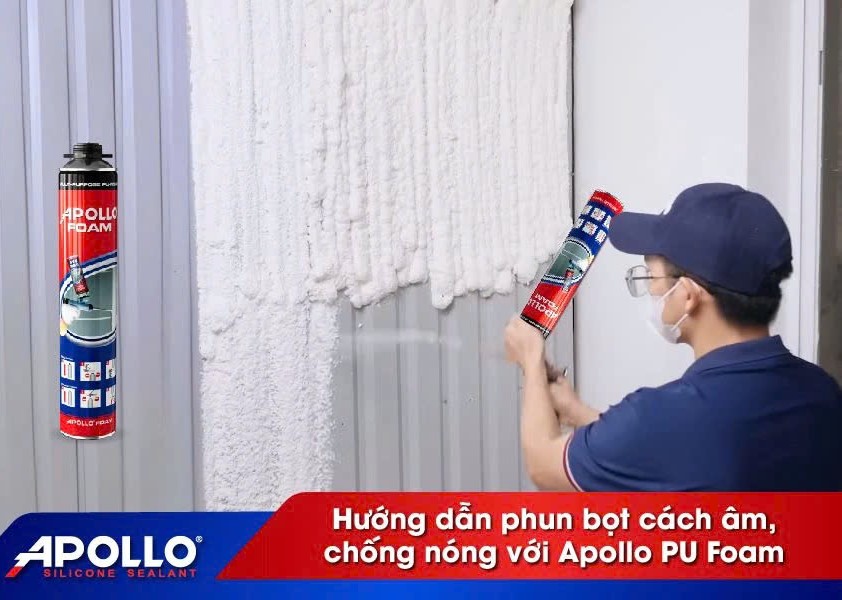 keo foam apollo cách âm