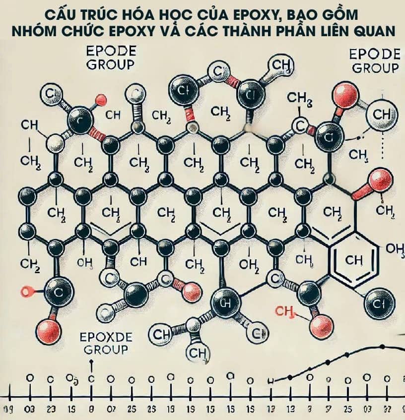 Cấu trúc hóa học của keo Epoxy