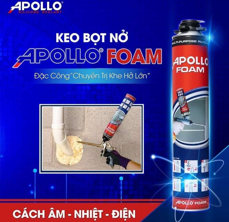 Công dụng đặc trưng keo apollo foam