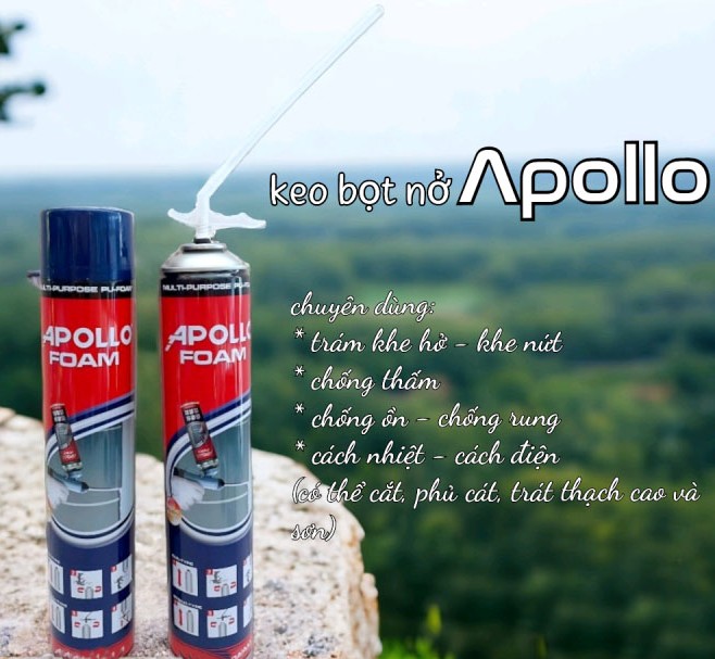 Công dụng keo bọt nở apollo foam