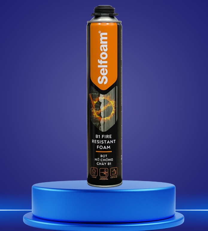 Keo bọt nở chống cháy Selfoam b1