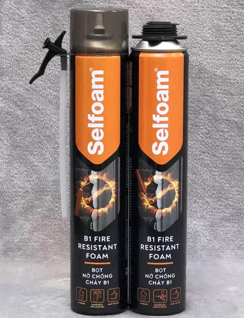 Keo bọt chống cháy Selfoam b1