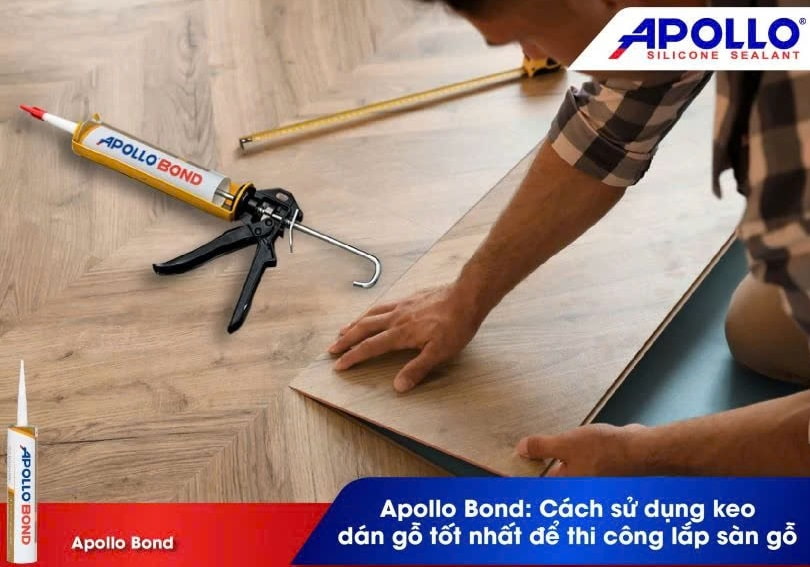 keo đa năng dán sàn gỗ Apollo Bond